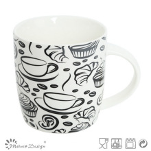 Kaffeetasse-Entwurfs-neue Knochen-China-Tasse